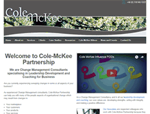 Tablet Screenshot of colemckee.com